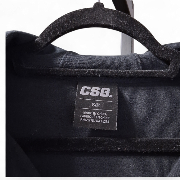 CSG Veracity Full Zip Hoodie in Black Mens Size Small - Picture 5 of 9